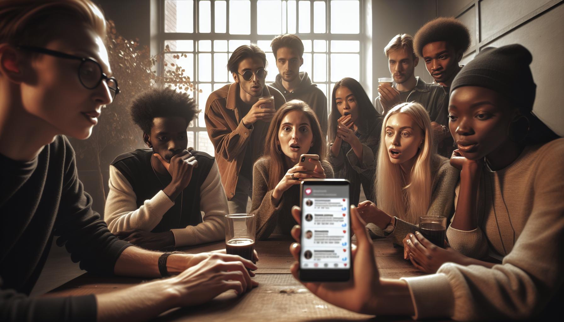 Social Media Reactions to Breakup Rumors