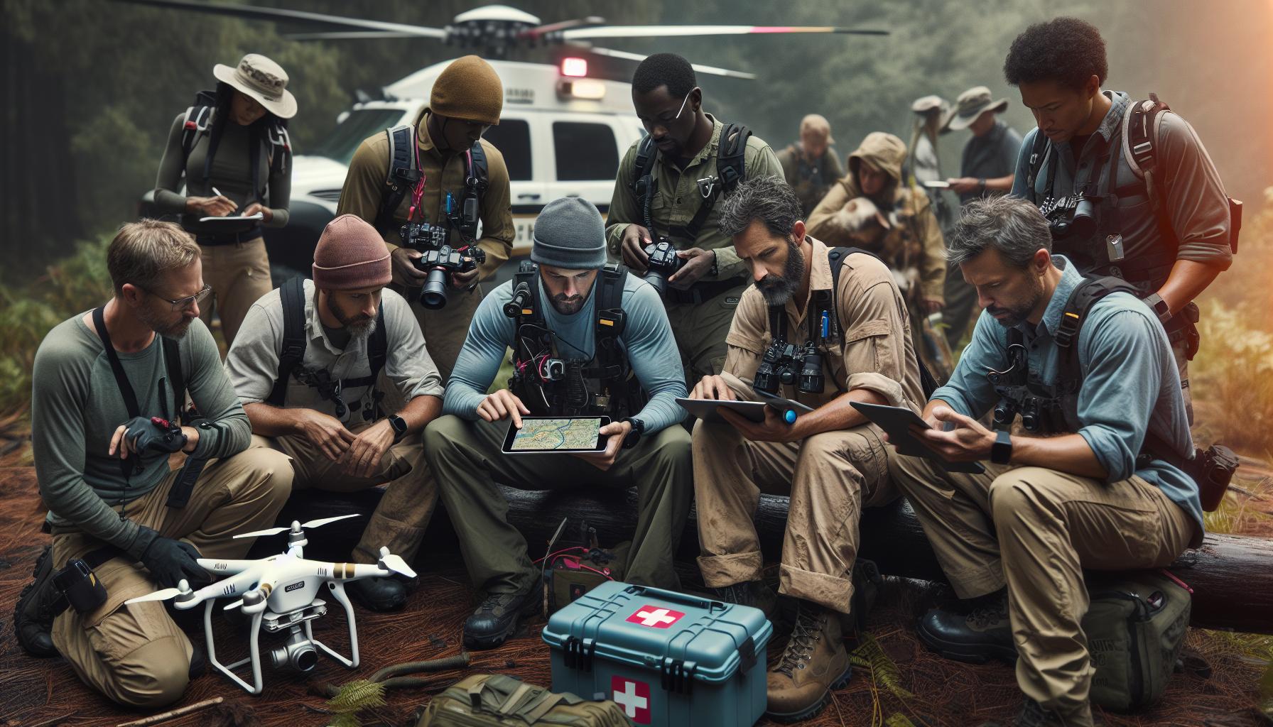 Use ⁢of Technology and Resources in Search Operations