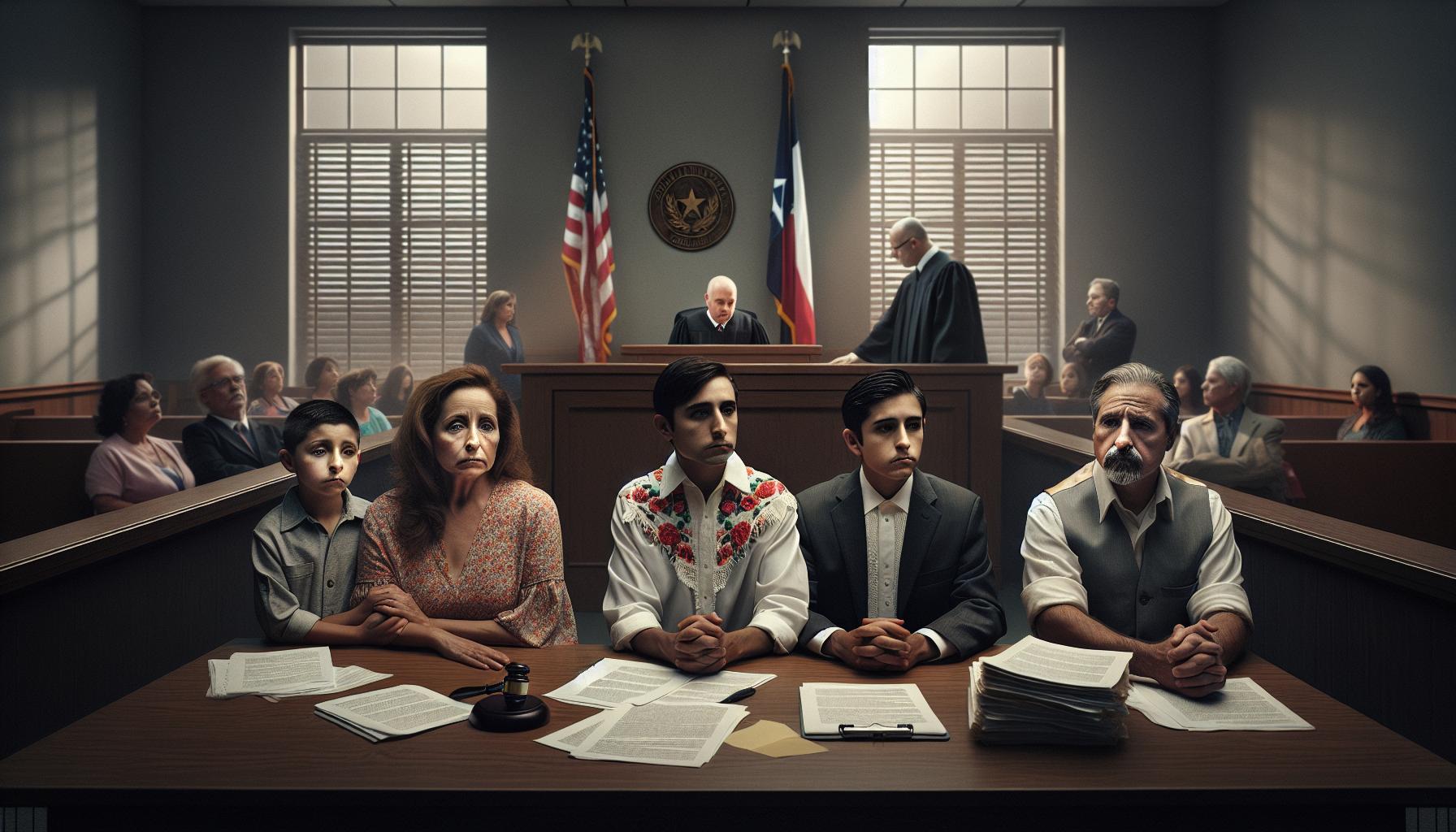 Timeline of the texas Family ‍Dispute